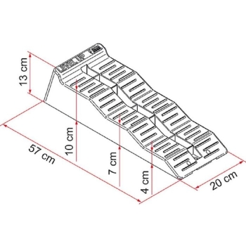 Podkład poziomujący pod koła Kit Level Up Level Bag - Fiamma 97901-059