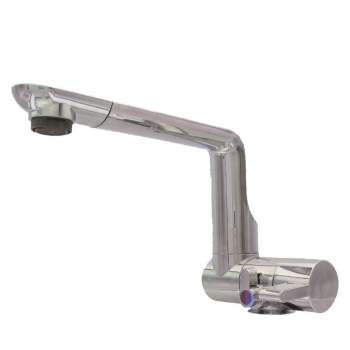 Kran składany Arona - ciepła/zimna woda Chrom - Comet S2431.20.21