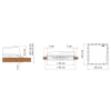 Okno dachowe Turbo-Vent 40 Crystal - Fiamma 03624F02D
