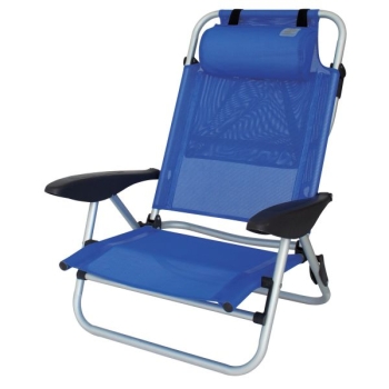 Krzesło plażowe Beach Chair Mallorca - EuroTrail blue