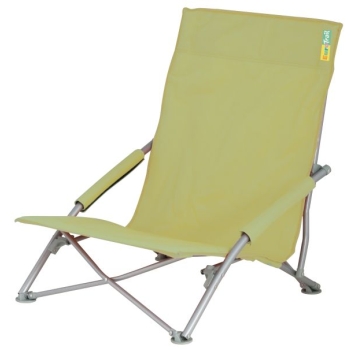 Krzesło plażowe Beach Chair St.Tropez limonka - EuroTrail