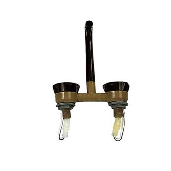 Kran Windsor - ciepła/zimna woda beżowo/brązowy - Comet