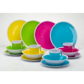 Flamefield obiadowy Hello Summer! Geschirr-Set, 16-tlg. HS0116
