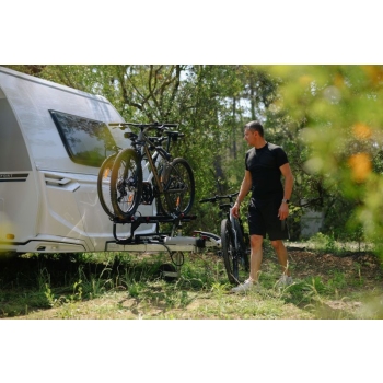 Bagażnik rowerowy na dyszel Carry-Bike Caravan XL A Pro 300 Deep Black - Fiamma 02096-91A