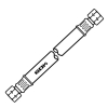 Wąż gazowy 150 cm GOK