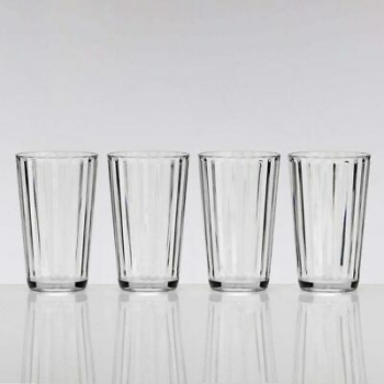 Flamefield Crystal Line – Zestaw 4 wysokich szklanek do napojów SP2017