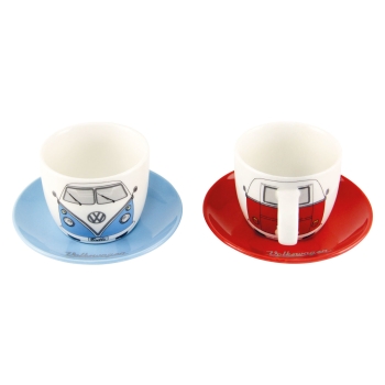 VW Collection T1 Bulli Espresso Filiżanki Zestaw 2 szt 100 ml