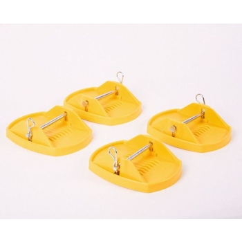 Podkładki pod podpory - Carbest 4 szt żółte RE91195