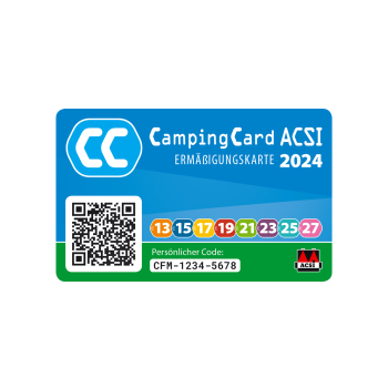 Karta kempingowa ACSI + przewodnik po miejscach campingowych 2024