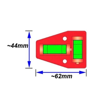 Poziomica podwójna pionowa/pozioma - Haba