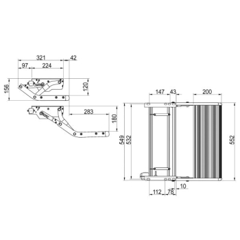 Stopień wejściowy manualny Single Step 550 Alu - Thule 308766