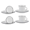 Zestaw do espresso 4el. Linea Line melamina Gimex