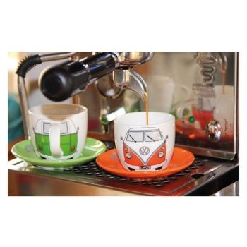 VW Collection T1 Bulli Espresso Filiżanki Zestaw 4 szt 100 ml