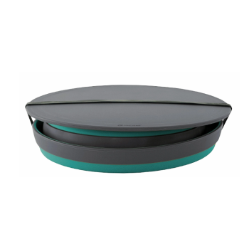 Zestaw Outwell Collaps Bowl & Colander Set - szary/petrol