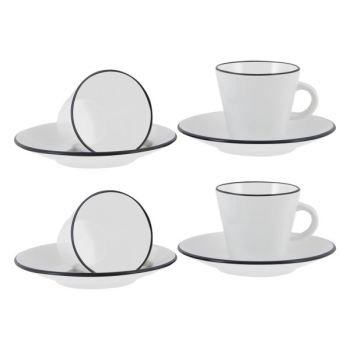 Zestaw do espresso 4el. Linea Line melamina Gimex