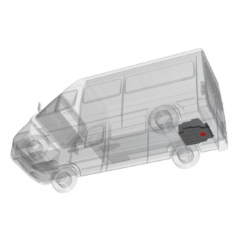Zbiornik, pojemnik na wodę czystą lub brudną Tank 90 l Ford Transit - Aplast