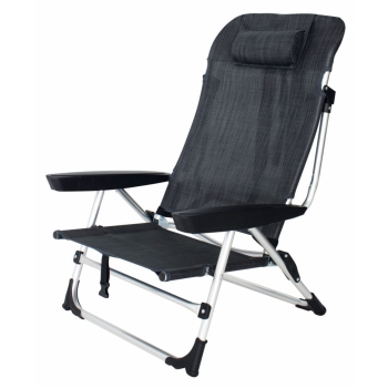 Krzesło plażowe Beach Chair Marbella Charcoal - EuroTrail ETCF5038-0400