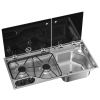 Kuchenka 2 palnikowa i zlewozmywak ze szklaną pokrywą CVC1700G R prawy - Dometic 9600051167