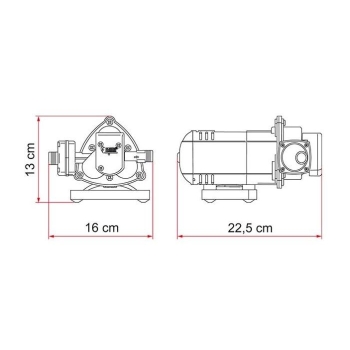 Pompa ciśnieniowa Aqua 8 10L/Min - Fiamma 01216B01