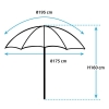 Parasol namiot plażowy 2w1 Beach Parsol XL 200 - Brunner 0113010N.C28