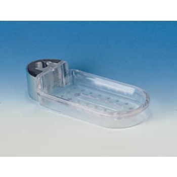 Mydelniczna do drążka prysznicowego 18 mm akryl / chrom Comet S3090.20.01