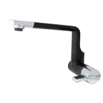 Kran składany Arona - zimna woda Czarny/Chrom - Comet S2421.22.21