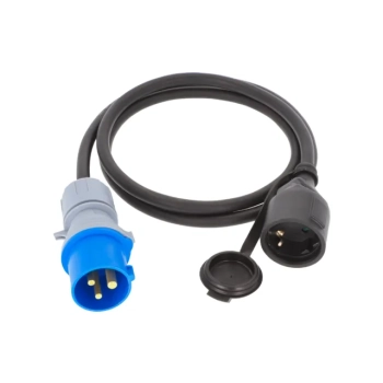Przedłużacz, adapter Adaptor CEE/Schuko 150 cm Berger 3x2,5 mm