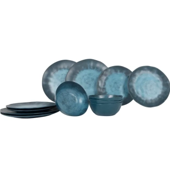 Zestaw obiadowy Gimex COL 12 elementów, ciemnoniebieski, dla 4 osób