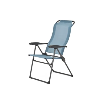 Berger Iseo Comfort składane krzesło niebieskie