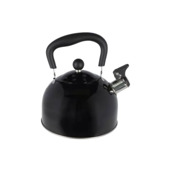 Czajnik wodny Berger z gwizdkiem sygnałowym, czarny, 2,2 litra