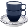 Zestaw filiżanek z melaminy Set Espresso Blue Ocean 100 ml 2 szt. - Brunner