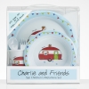 Zestaw obiadowy dla dzieci Charlie&Friends 5el. melamina Flamefield